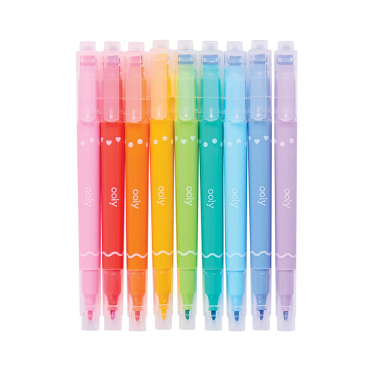 OOLY - Tusser med stempel 9 stk - Confetti