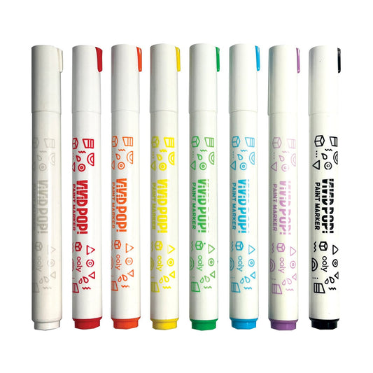 OOLY - Akryl tusser 8 stk - Vivid Pop Classic