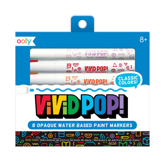 OOLY - Akryl tusser 8 stk - Vivid Pop Classic