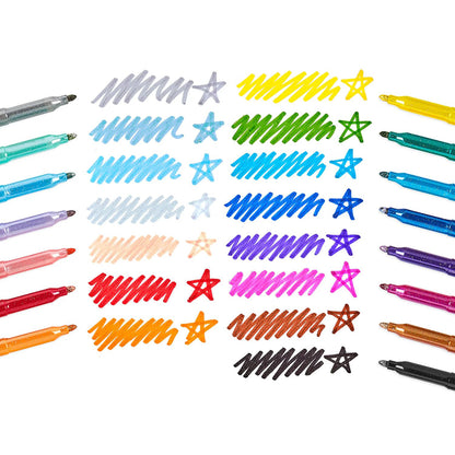 OOLY - Tusser 15 stk - Rainbow Sparkle Glitter