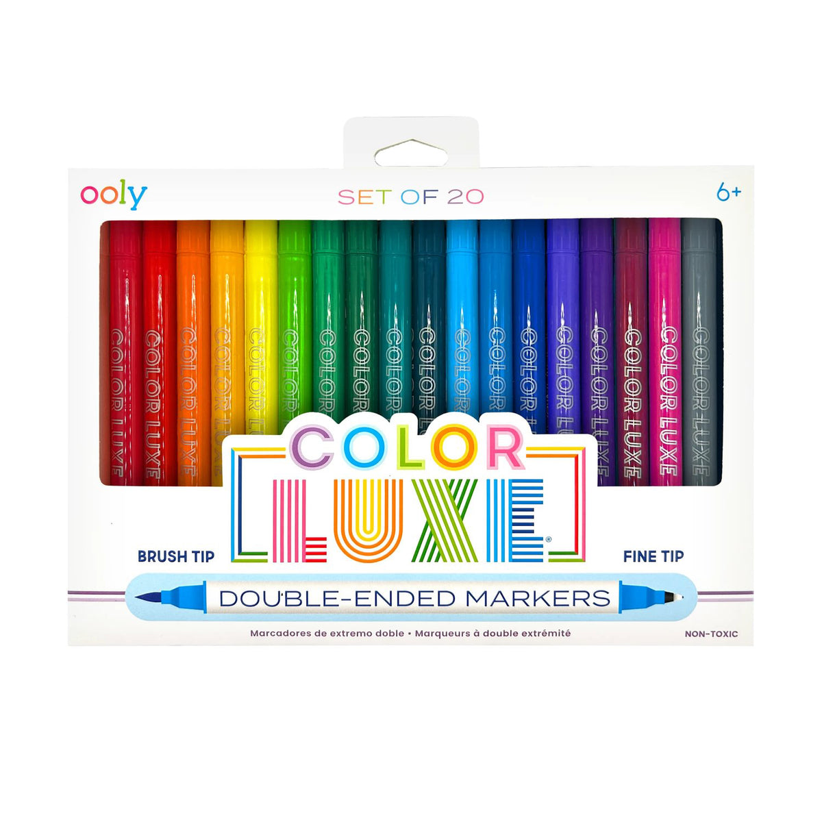 OOLY - Tuspen 20 stk - Dobbeltsidet - Color Luxe