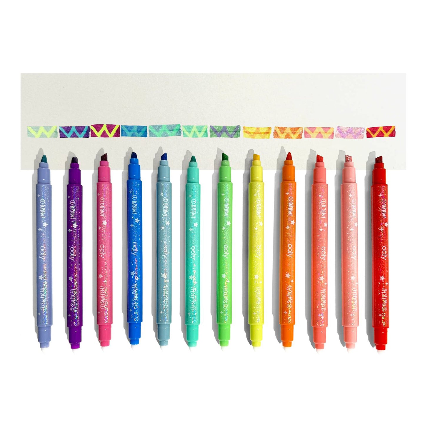 OOLY - Trylletusser 12 stk - Switch-eroo Glitter