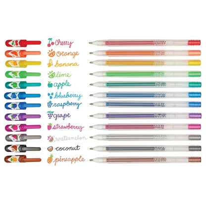 OOLY - Gelpen med duft 12 stk - Yummy Yummy Glitter