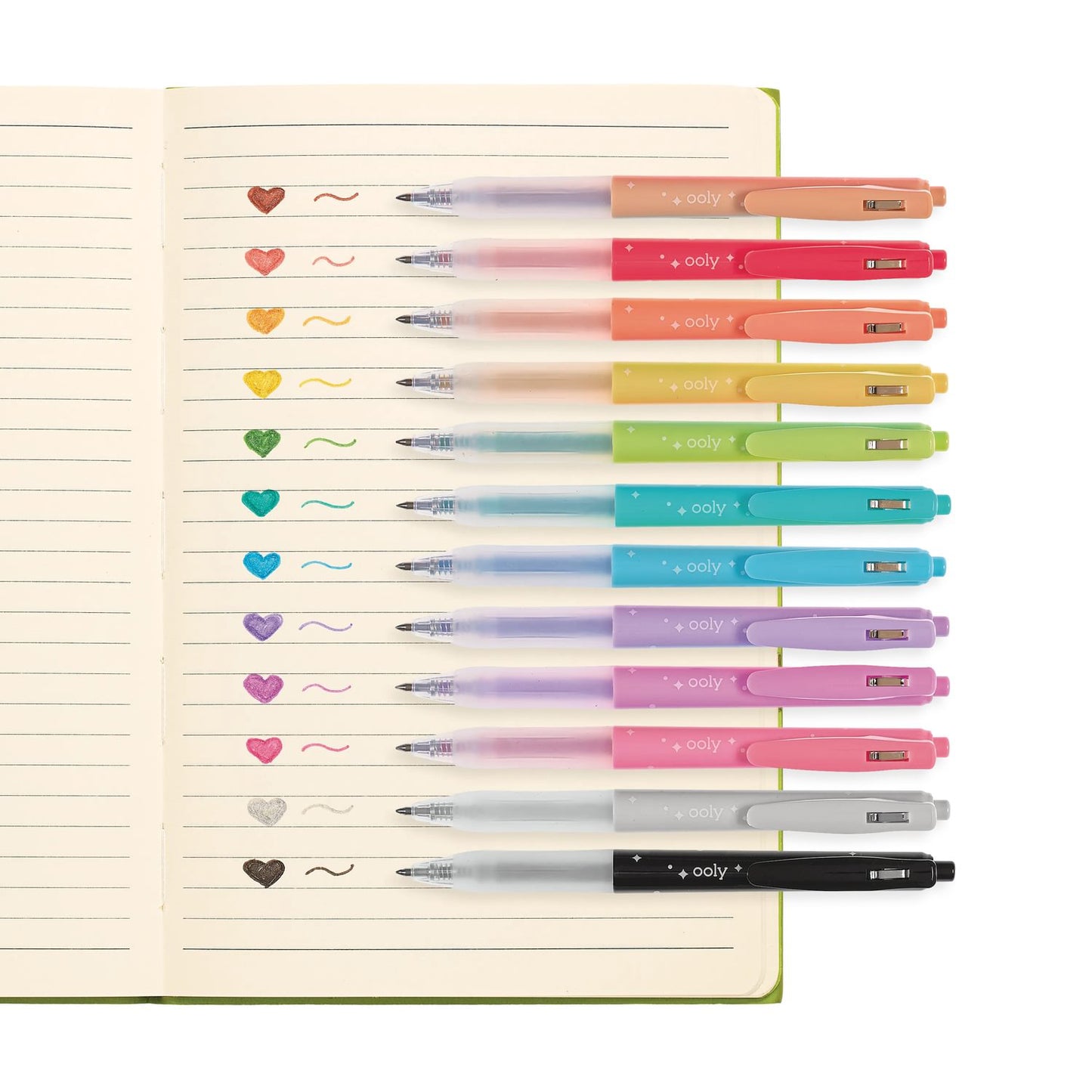 OOLY - Gelpen 12 stk - Oh My Glitter