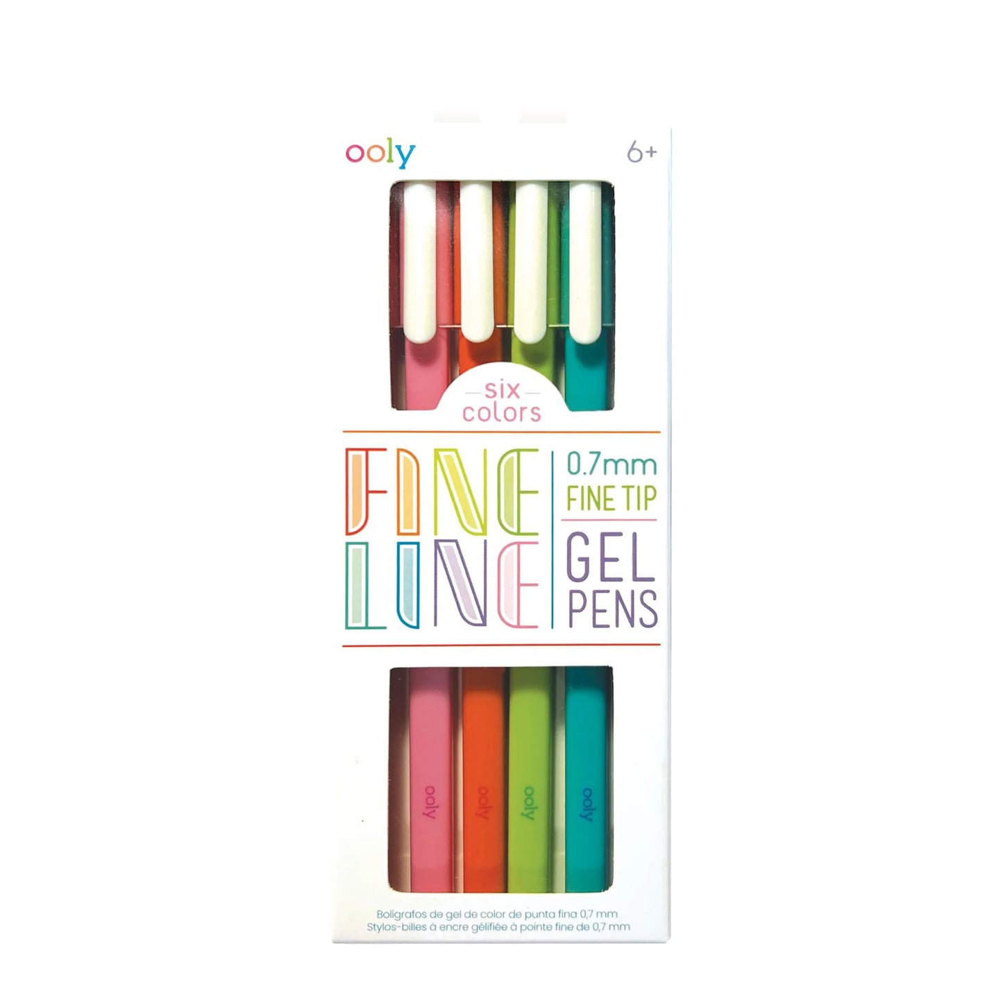 OOLY - Gelpen 6 stk - Fine Line