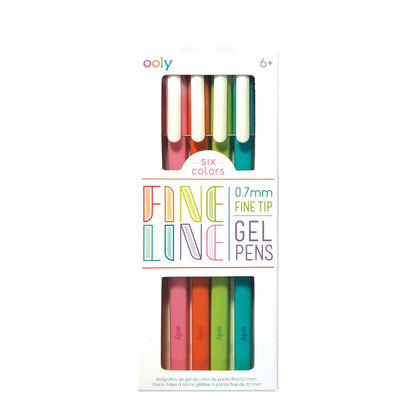 OOLY - Gelpen 6 stk - Fine Line