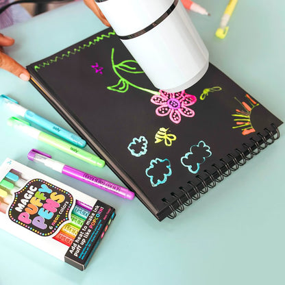 OOLY - Magic Puffy Pens 6 stk - Neon
