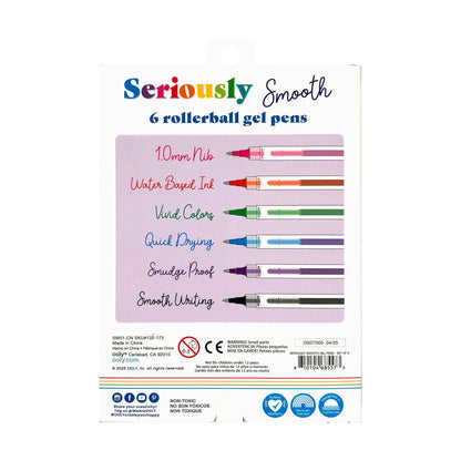 OOLY - Rollerball gelpen 6 stk - Seriously Smooth Colour
