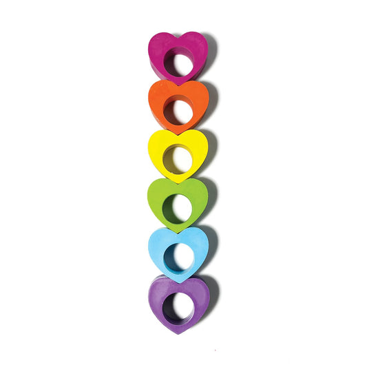 OOLY - Farvekridt 6 stk - Heart Ring