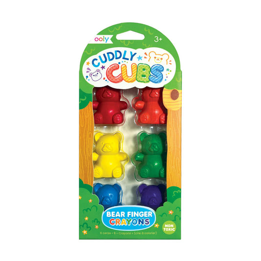 OOLY - Farvekridt 6 stk - Cuddly Cubs Bear