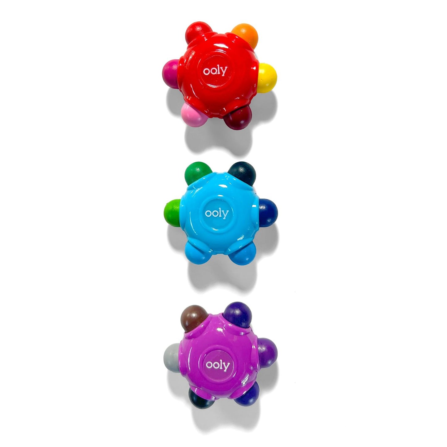 OOLY - Farvekridt 3x6 farver - Easy Grip Colour Burst