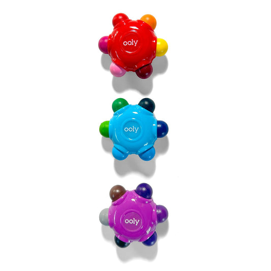 OOLY - Farvekridt 3x6 farver - Easy Grip Colour Burst