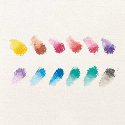 OOLY - Gel farvekridt 12 stk - Rainbow Sparkle Watercolor Metallic