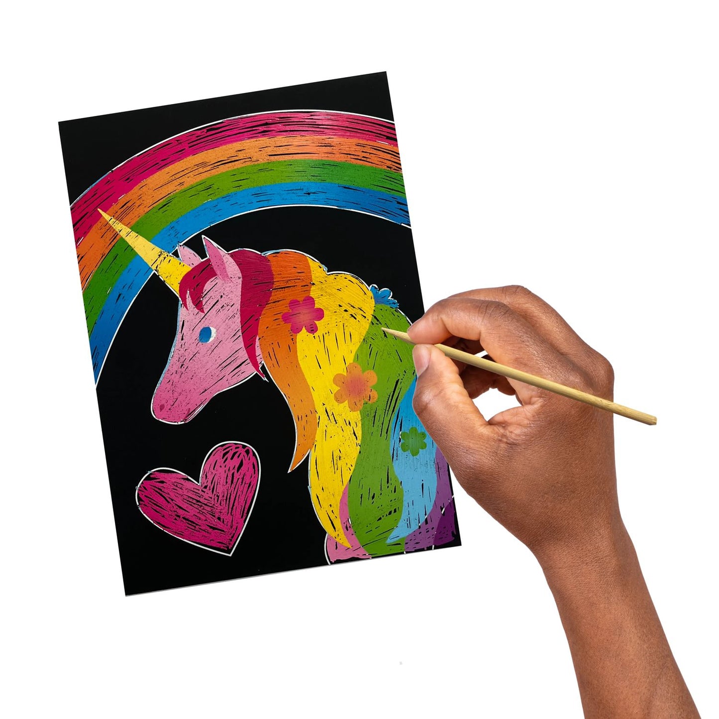 OOLY - Ridsekort - Magical Unicorns - Scratch & Scribble