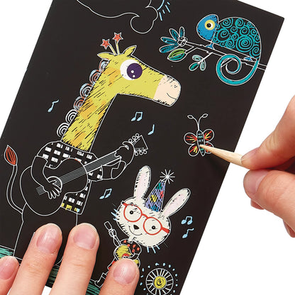 OOLY - Ridsekort - Safari Party - Mini Scratch & Scribble