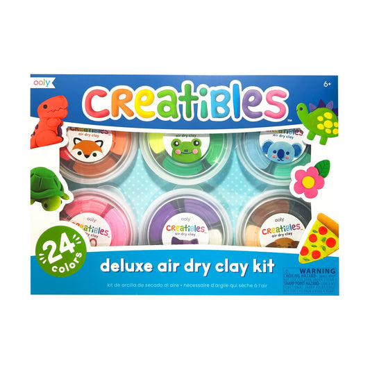 OOLY - Selvhærdende ler - Deluxe Kit 24 farver - Creatibles