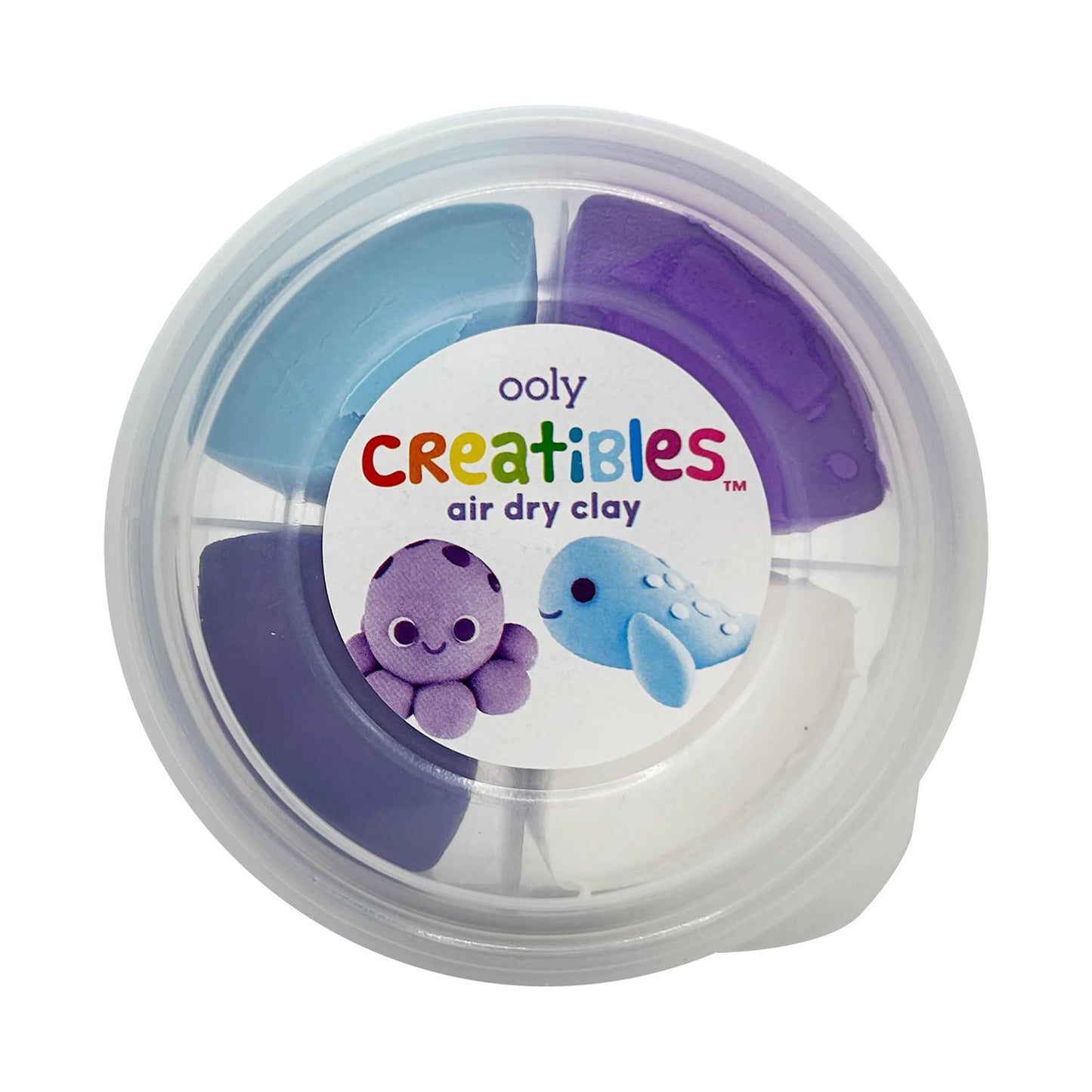 OOLY - Selvhærdende ler - Ocean BFFs 4 farver - Creatibles