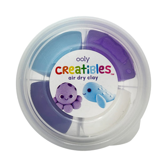 OOLY - Selvhærdende ler - Ocean BFFs 4 farver - Creatibles