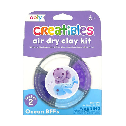 OOLY - Selvhærdende ler - Ocean BFFs 4 farver - Creatibles