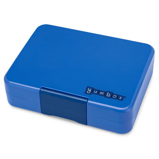 Yumbox - Snack Madkasse m. 3 rum - Surf Blue/Rocket