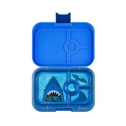 Yumbox - Panino Madkasse m. 4 rum - Surf Blue/Shark