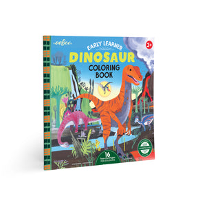 eeBoo - Malebog - Dinosaurer - Kvadratisk 32 sider