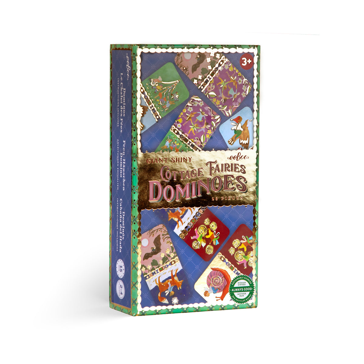 eeBoo - Spil - Domino kæmpebrikker - Skovfeer