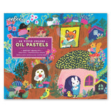 eeBoo - Oliepastel 36 stk - Yumi's Mushroom House