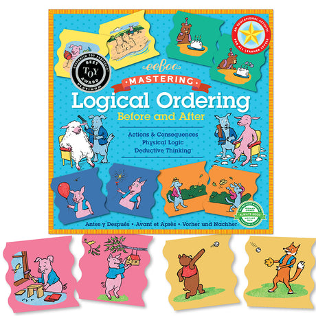 eeBoo - Leg & Lær puslespil - Logisk orden