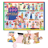 eeBoo - Puslespil 100 brk - Verdens Børn