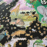 eeBoo - Rundt puslespil 1000 brk - Afrika