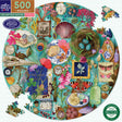 eeBoo - Rundt puslespil 500 brk - Collecting Nature