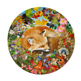 eeBoo - Rundt puslespil 500 brk - Forest Dream