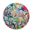 eeBoo - Rundt puslespil 500 brk - Paradise Garden