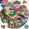 eeBoo - Rundt puslespil 500 brk - Birds by the Sea