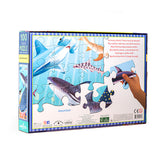 eeBoo - Puslespil 100 brk - Hajer i dybet