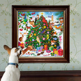 eeBoo - Puslespil 1000 brk - Christmas Songbirds