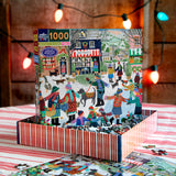 eeBoo - Puslespil 1000 brk - Christmas in the Square