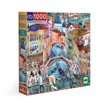 eeBoo - Puslespil 1000 brk - Artists in Venice