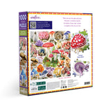 eeBoo - Puslespil 1000 brk - Bountiful Mushrooms