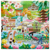 eeBoo - Puslespil 1000 brk - Seasons in Kyoto