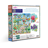 eeBoo - Puslespil 1000 brk - Floral Cupboard