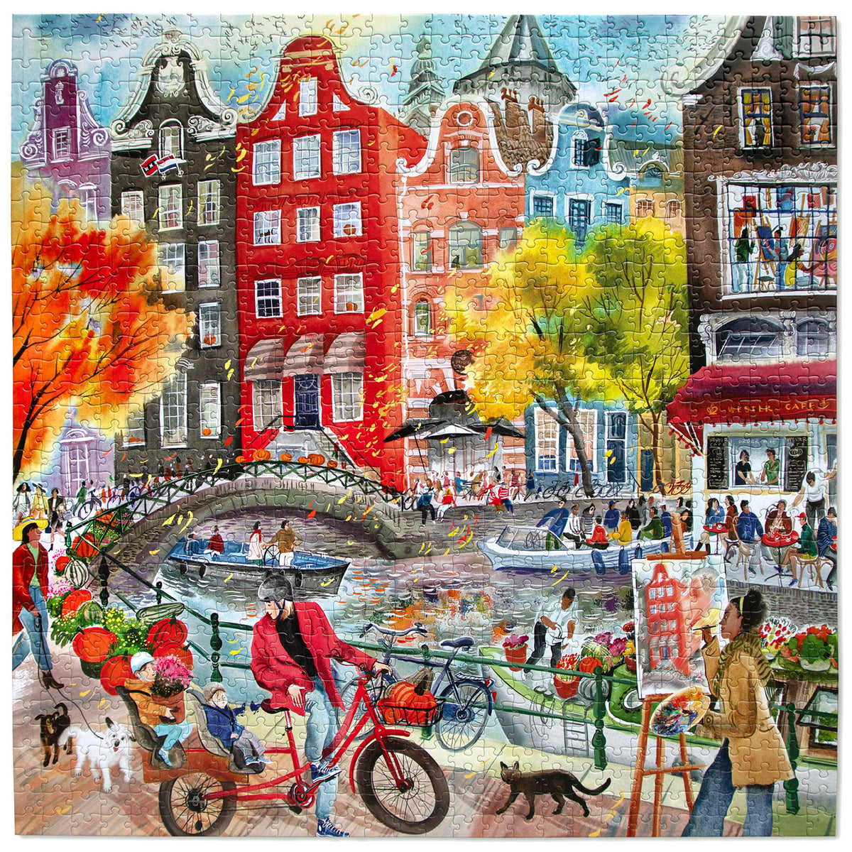 eeBoo - Puslespil 1000 brk - Artists in Amsterdam