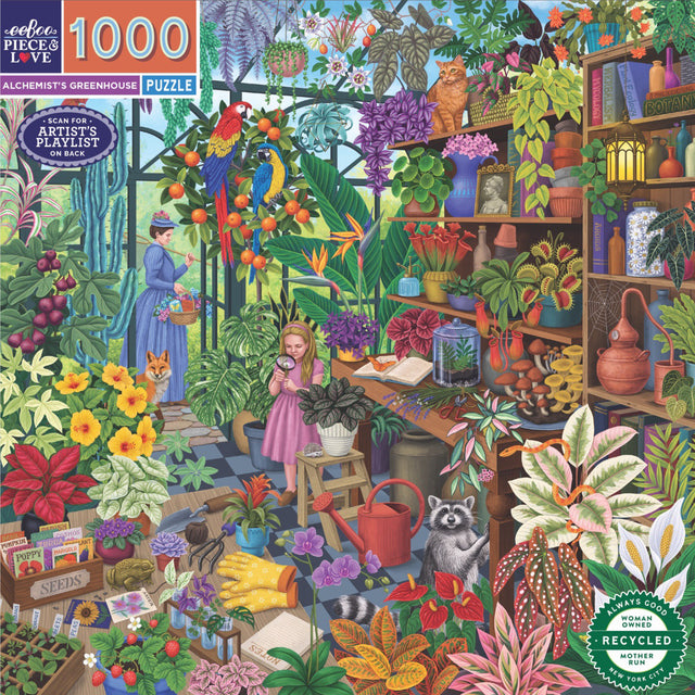 eeBoo - Puslespil 1000 brk - Alchemist's Greenhouse