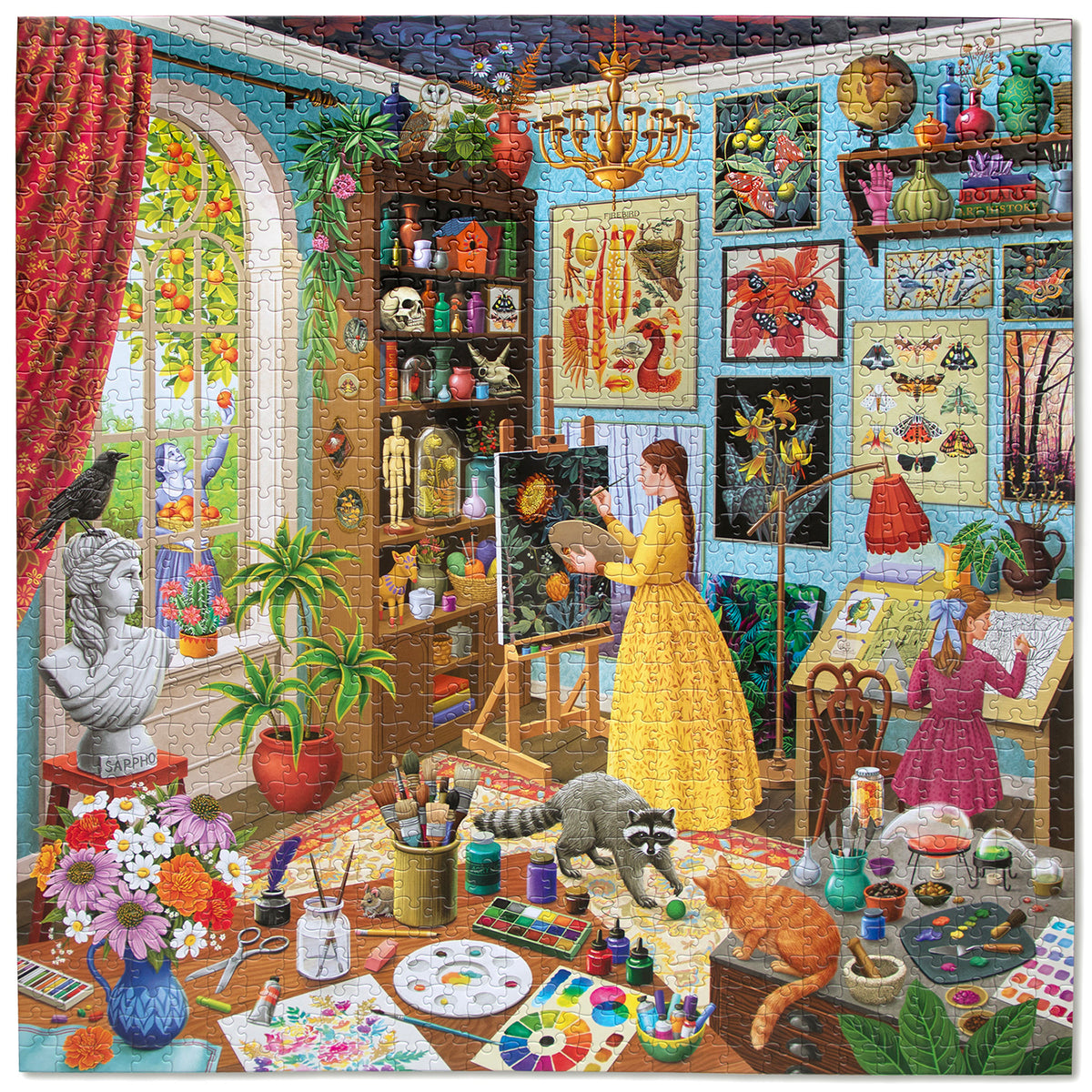 eeBoo - Puslespil 1000 brk - Alchemist's Art Studio