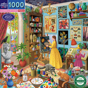eeBoo - Puslespil 1000 brk - Alchemist's Art Studio