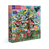 eeBoo - Puslespil 1000 brk - French Medieval Songbirds