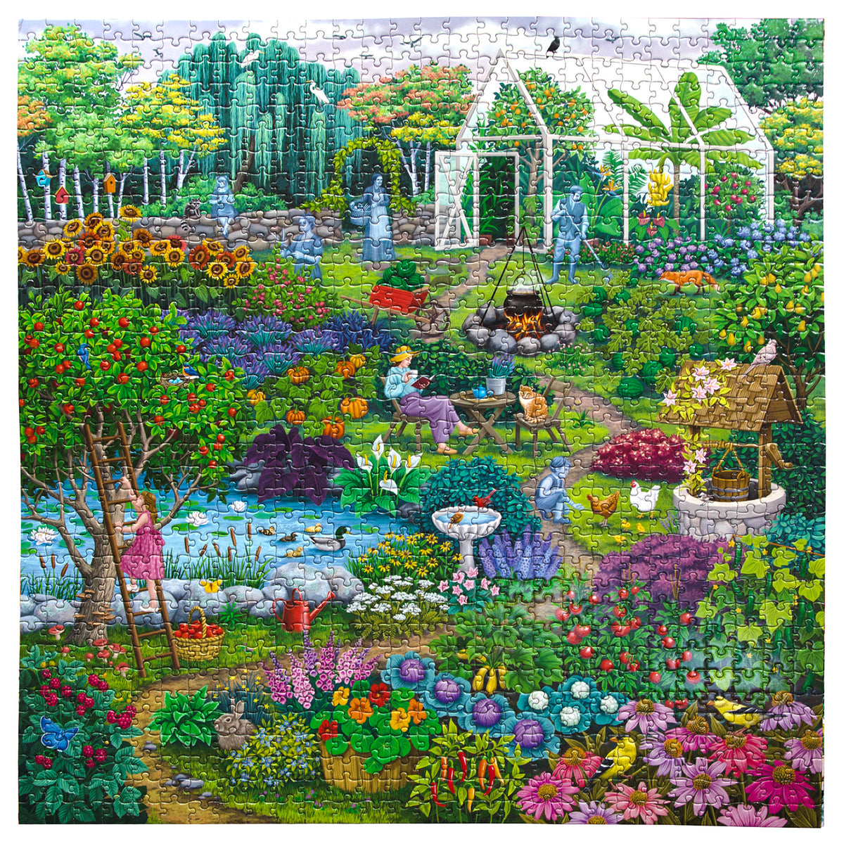 eeBoo - Puslespil 1000 brk - Alchemist's Orchard