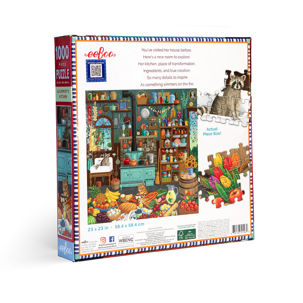 eeBoo - Puslespil 1000 brk - Alchemist's Kitchen
