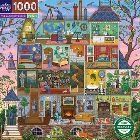 eeBoo - Puslespil 1000 brk - The Alchemist's Home